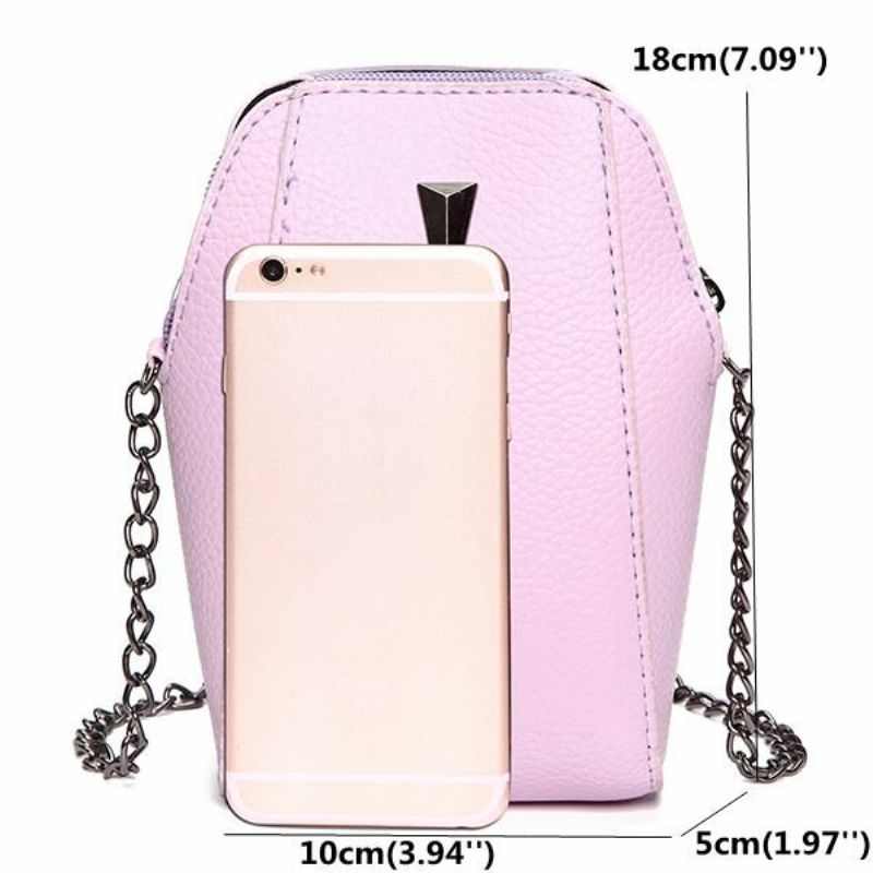 Ženska Pu Torba S Lancem Krokodilskog Uzorka Za Telefon Clutch Preko Ramena