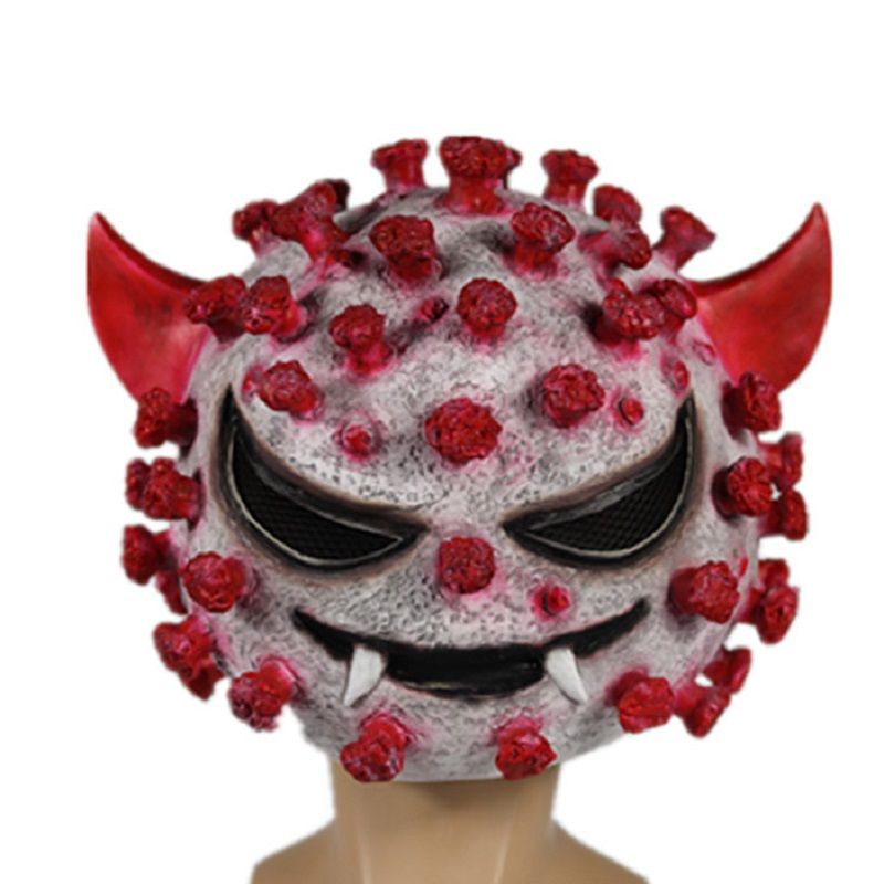 2023 Horor Virus Bakterijska Maska Cosplay Za Glavu Za Coronavirus Noć Vještica Kostim Dekoracija Za Zabavu