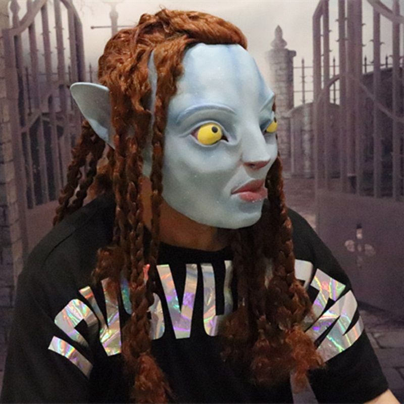 Avatar Deluxe Maska Od Lateksa Za Odrasle Jake Sully Kostim Za Noć Vještica Filmska Uloga Rekviziti Za Cosplay