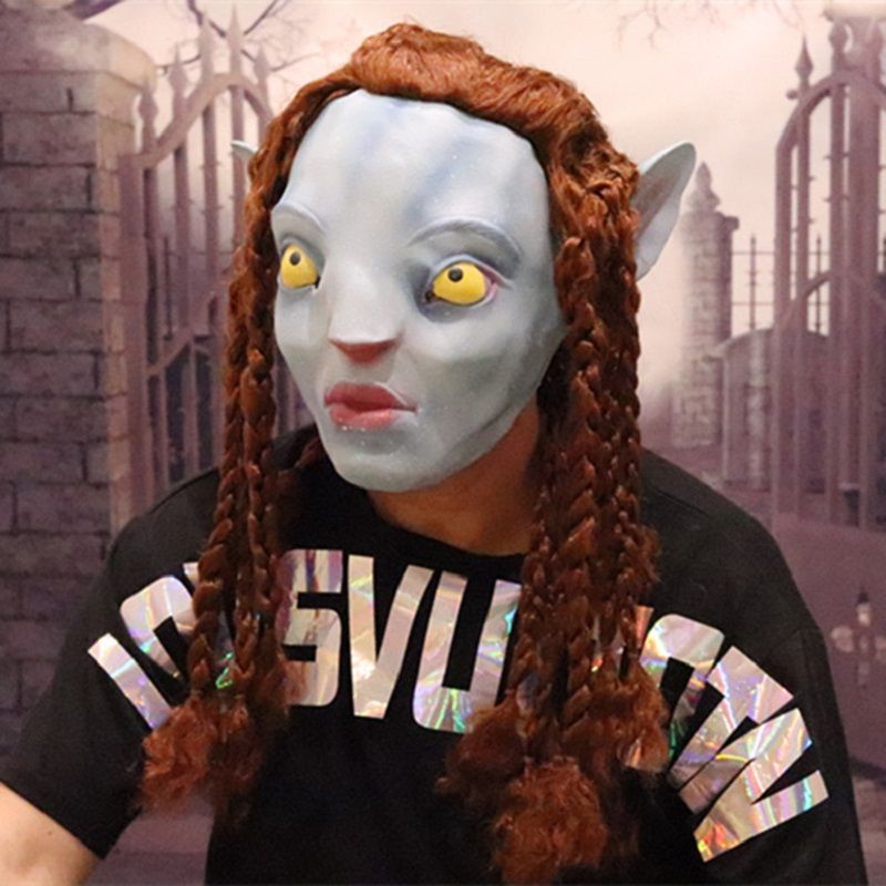 Avatar Deluxe Maska Od Lateksa Za Odrasle Jake Sully Kostim Za Noć Vještica Filmska Uloga Rekviziti Za Cosplay