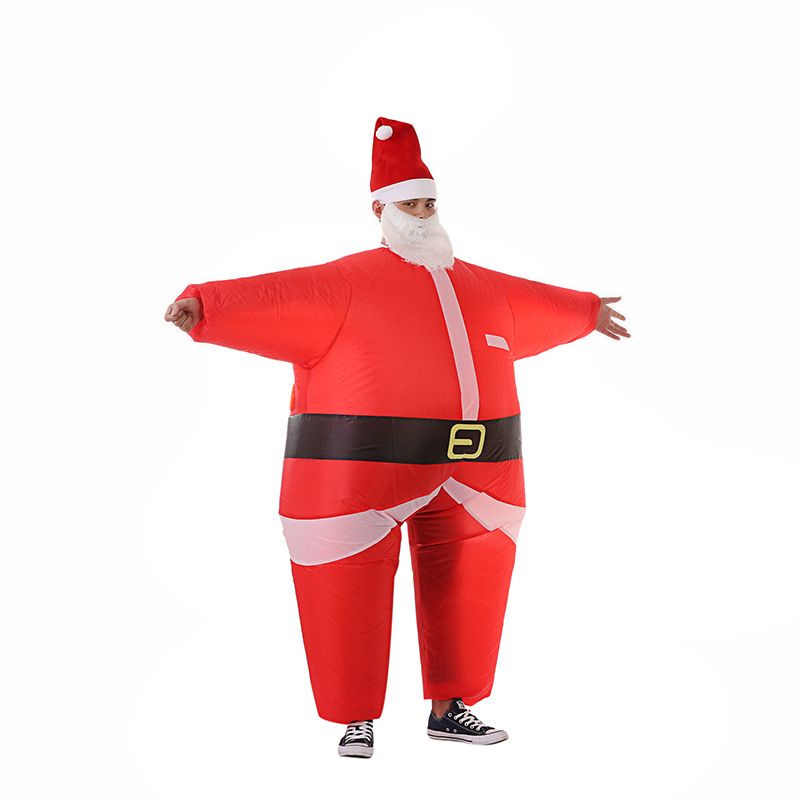 Božićni Kostimi Djeda Mraza Djed Mraz Odjeća Na Napuhavanje Cosplay Smiješne Aktivnosti Za Zabavu Plesni Rekviziti