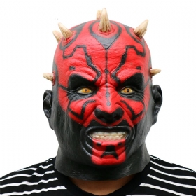 Darth Maul Deluxe Maska Za Odrasle Preko Glave Od Lateksa Prilagođeni Dodaci Za Horor Za Noć Vještica