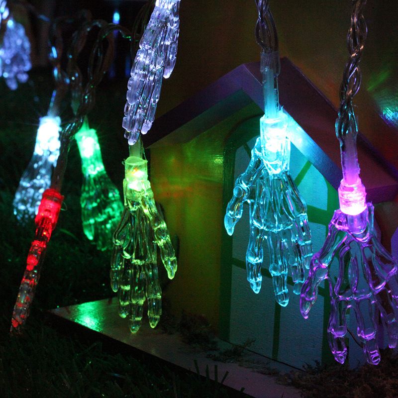 Dekoracije Za Noć Vještica 2.5 M Led Lampa Festival Duhova Lubanja Duha Ručna Baterijska Svjetiljka
