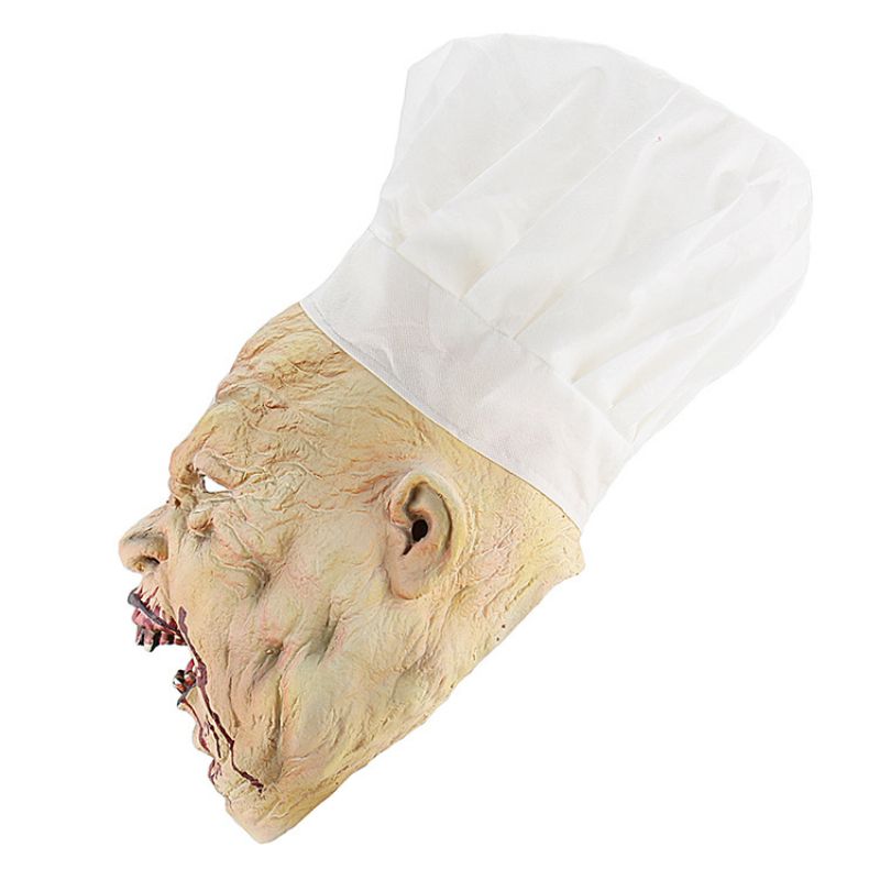 Halloween Chef Dress Up Pokrivala Za Glavu Veleprodaja Horor Mesarske Maske Od Lateksa