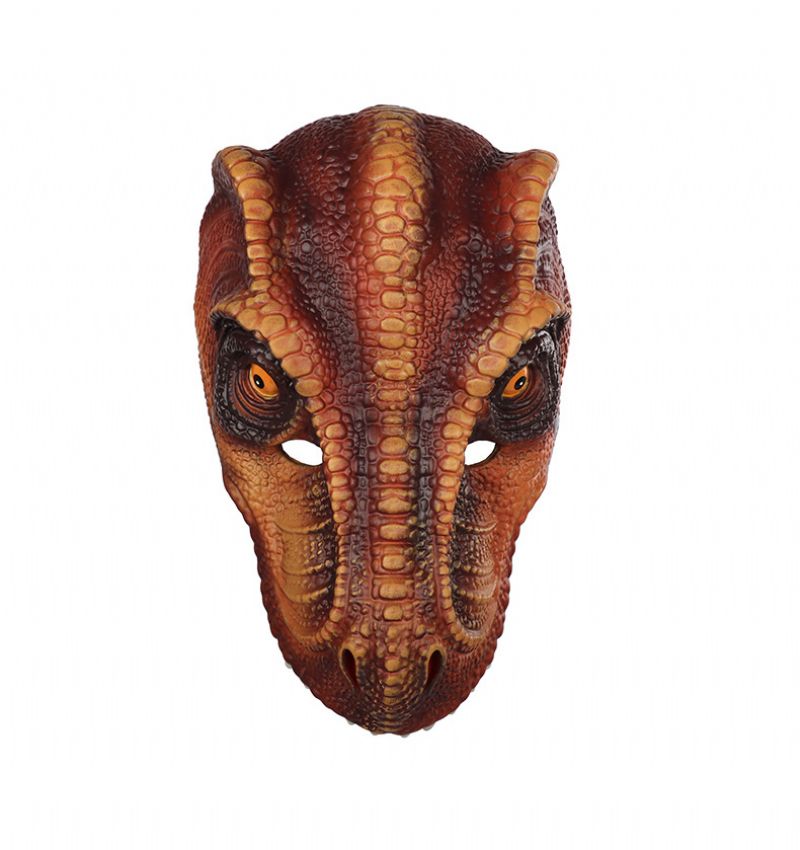 Halloween Dinosaur Tyrannosaurus Maska Karnevalska Zabava Ples Cosplay Rekviziti Ukras