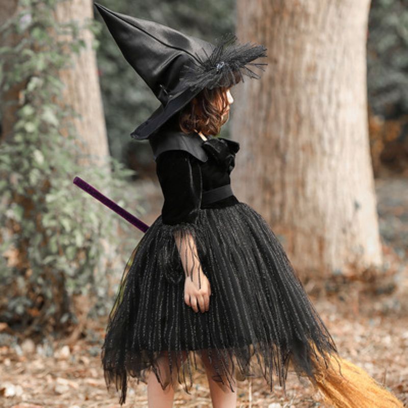 Halloween Dječji Kostim Haljina Za Djevojčice Princeza Vještica Cos Dress Up Ball Odjeća Kostimi Za Vrtić