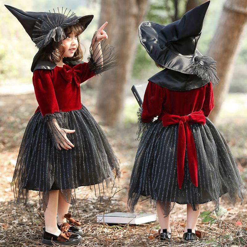 Halloween Dječji Kostim Haljina Za Djevojčice Princeza Vještica Cos Dress Up Ball Odjeća Kostimi Za Vrtić