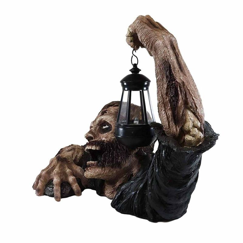Halloween Ghost Festival Zombie Lantern Rukotvorine Od Smole Dekoracija Vrta Horor Skulptura