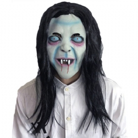 Halloween Horor Vještica Maska Duga Kosa Duh Lice Duha Maskarada Show Scary Rekvizite