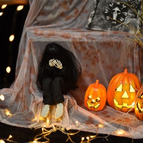 Halloween Horror Dekoracija Rekviziti Bar Kuća Duhova Oprema Za Bijeg Glasovna Kontrola Crying Ghost Scary Baby Decoration