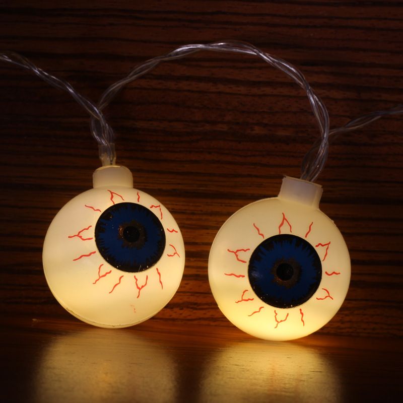 Halloween Zvjezdano Svjetlo String Atmosphere Decoration Led Lampion Scene Layout Ghost Festival Supplies Eyeball Battery Light