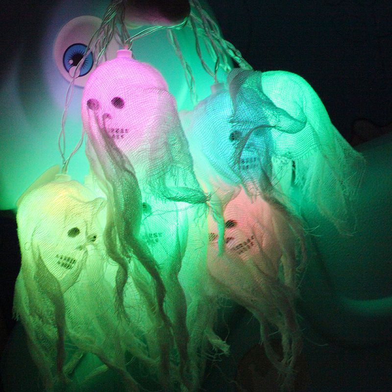 Jesen I Zima 2023. Novi Stil Halloween Ukrasa 2.5 M Led Svjetiljka String Ghost Skull Star Light S Jedinstvenim Dizajnom