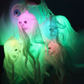 Jesen I Zima 2023. Novi Stil Halloween Ukrasa 2.5 M Led Svjetiljka String Ghost Skull Star Light S Jedinstvenim Dizajnom