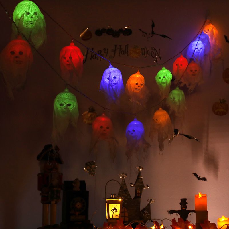 Jesen I Zima 2023. Novi Stil Halloween Ukrasa 2.5 M Led Svjetiljka String Ghost Skull Star Light S Jedinstvenim Dizajnom