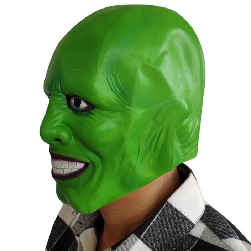 Moviethe Mask Jim Carrey Maske Od Lateksa Za Cosplay Party Green