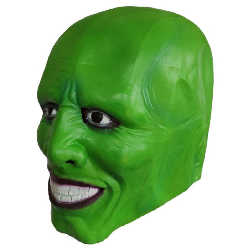 Moviethe Mask Jim Carrey Maske Od Lateksa Za Cosplay Party Green