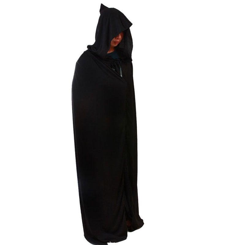 Noć Vještica Grim Reaper Dress Up Kostim Za Odrasle Crni Veliki Ogrtač Ghost Plašt Prvotravanjska Smiješna Gornja Odjeća Za Nastup