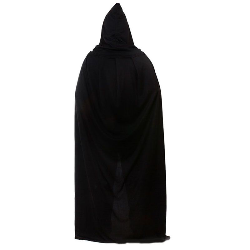 Noć Vještica Grim Reaper Dress Up Kostim Za Odrasle Crni Veliki Ogrtač Ghost Plašt Prvotravanjska Smiješna Gornja Odjeća Za Nastup