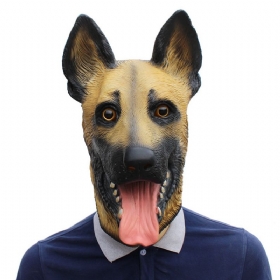 Noć Vještica Novi Pas Životinjska Maska Zabava Plesna Bar Vuk Pas S Pokrivalima Za Glavu Od Lateksa