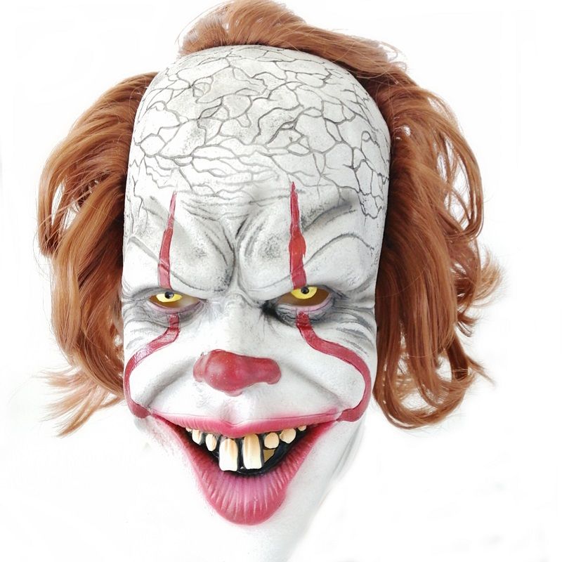 Rekvizit Za Masku Klauna Za Noć Vještica Scary Mask Joker Cosplay Dekoracije Clown Stephen Maska Za Dekoraciju Za Zabavu Za Noć