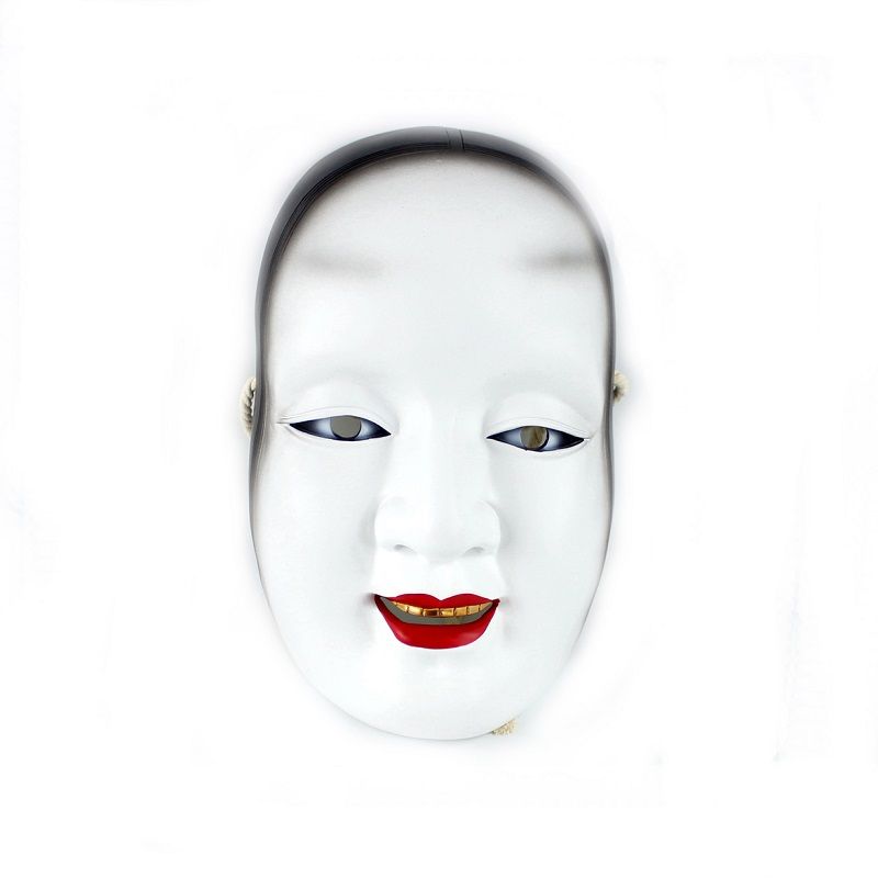 Resin Prajna Japanska Noh Maska Deluxe Scary Halloween Cosplay Kaciga