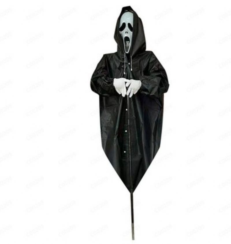 Scream Scare Crow Halloween Vrišteće Strašilo Leti Na Vjetru Lubanja Screaming Scary Ghost Decoration