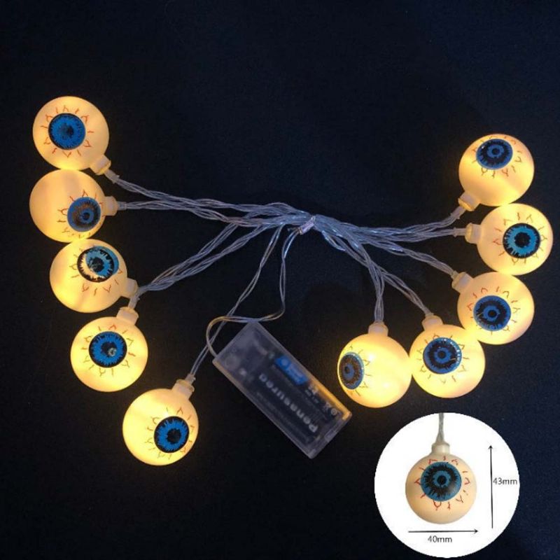 Skeleton Ghost Led String Light Series Za Halloween's Day Decoration Pumpkin Lights Skull Halloween Lighting Chains Spirit Festival Šarena Svjetla