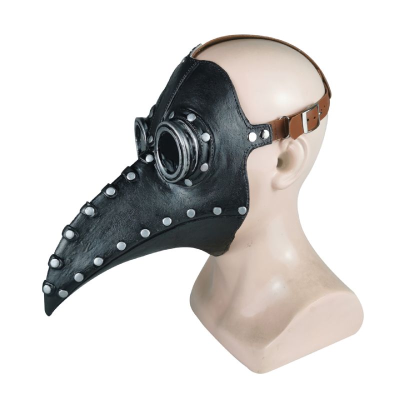 Smiješne Srednjovjekovne Steampunk Doktor Kuga Ptičja Maska Latex Punk Cosplay Maske Kljun Rekviziti Za Za Događaje Za Noć Vještica