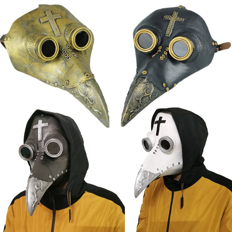 Smiješne Srednjovjekovne Steampunk Doktor Kuga Ptičja Maska Latex Punk Cosplay Maske Kljun Rekviziti Za Za Događaje Za Noć Vještica