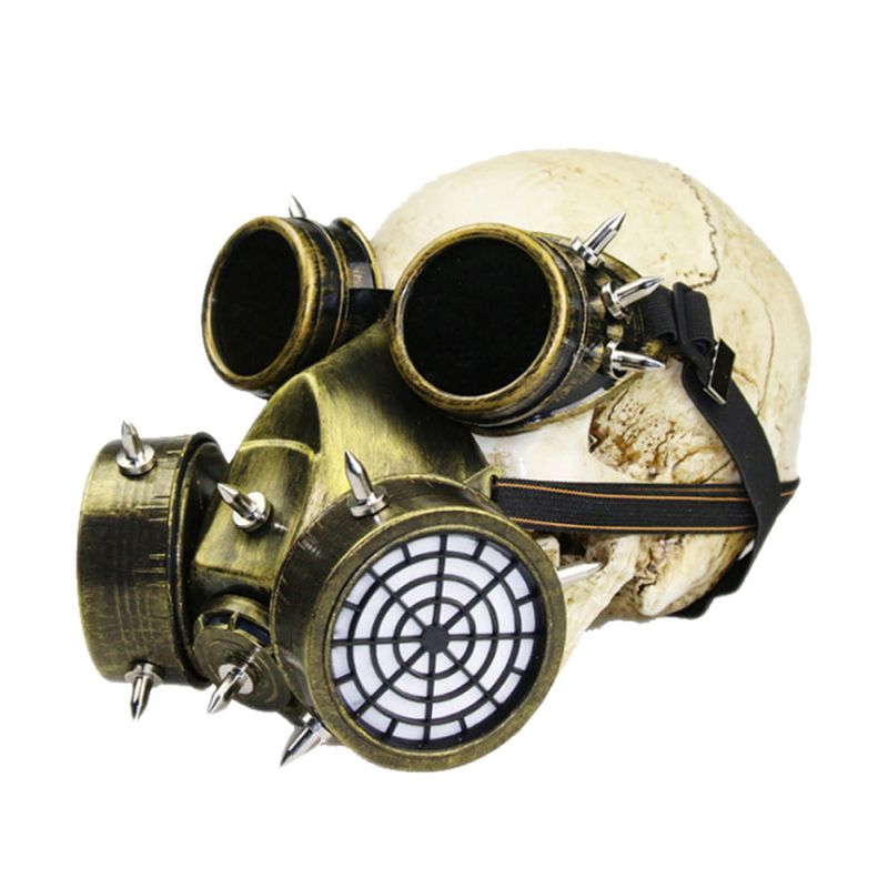 Steampunk Plinska Maska Zakovice Naočale Od Smole Kostur Ratnik Posmrtna Maskarada Cosplay Dodaci Za Zabavu Za Noć Vještica Poklon