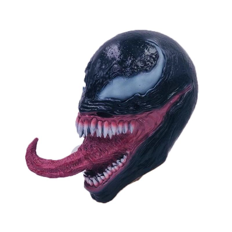 Universe Deluxe Venom Spiderman Maska Od Lateksa Noć Vještica Kostim Film Cosplay Crna