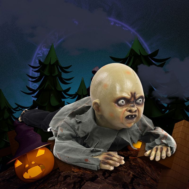 Užasan Halloween Bar Spook House Decoration Crawling Baby Ghost Ornament Rekvizit Sa Zvučnim Senzorom Za Dodir