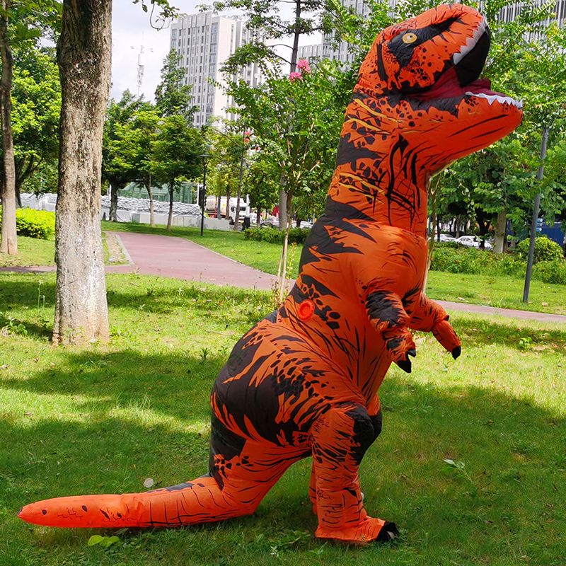 Vrući Kostim Dinosaura Na Napuhavanje T Rex Kostimi Za Zabavu Za Maskotu Anime Maskota Za Noć Vještica Za Odraslu Djecu Dino Crtani Film