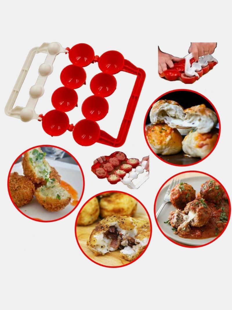 1 Pc Diy Press Meatball Fishball Gurmanski Kalup Piletina Slanina Quick Maker Kuhinjski Pribor Za Svečane Uživanje Alat