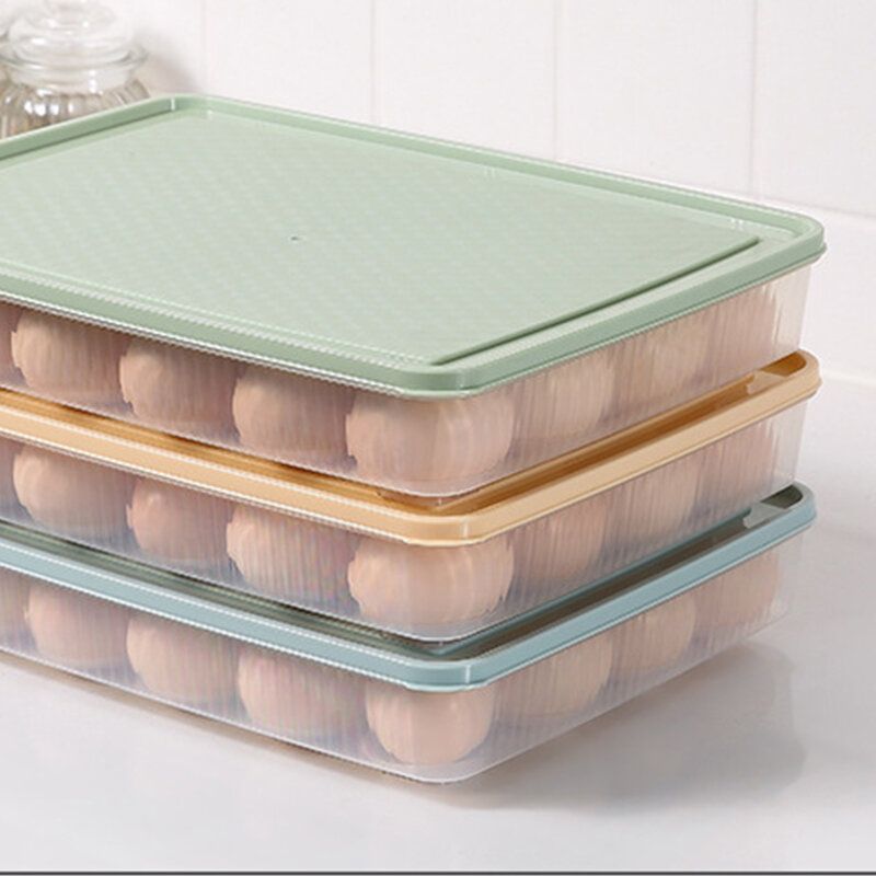 24 Rešetkasti Hladnjak Organizator Posude Kuhinja Prijenosna Kutija Za Odlaganje Plastična Pladanj