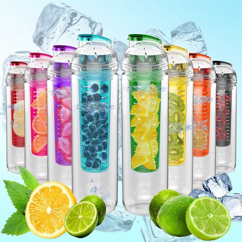 800 Ml Infuser Boce Za Vodu Biciklizam Sport Trening Voće Bez Bpa