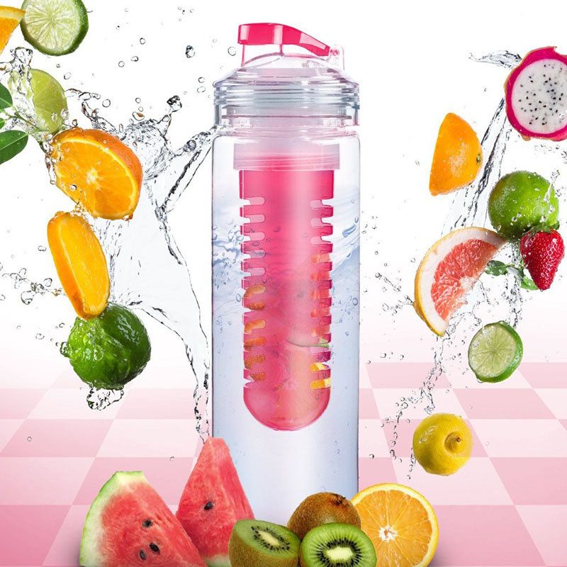 800 Ml Infuser Boce Za Vodu Biciklizam Sport Trening Voće Bez Bpa