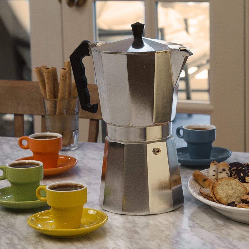 Aparat Za Kavu Na Ploči Za Kuhanje Aluminijski Lonac Za Mocha Espresso Za