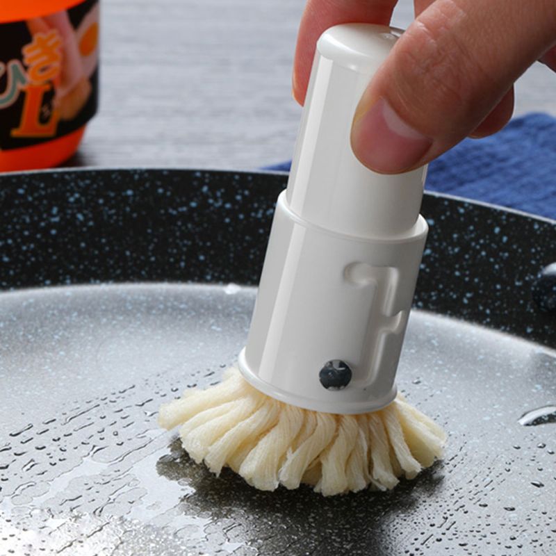 Bijela Prirodna Pamučna Četka Za Ulje S Poklopcem Za Prašinu I Prilagodljivim Dizajnom Kitchen Tools Soft Sauce Brush