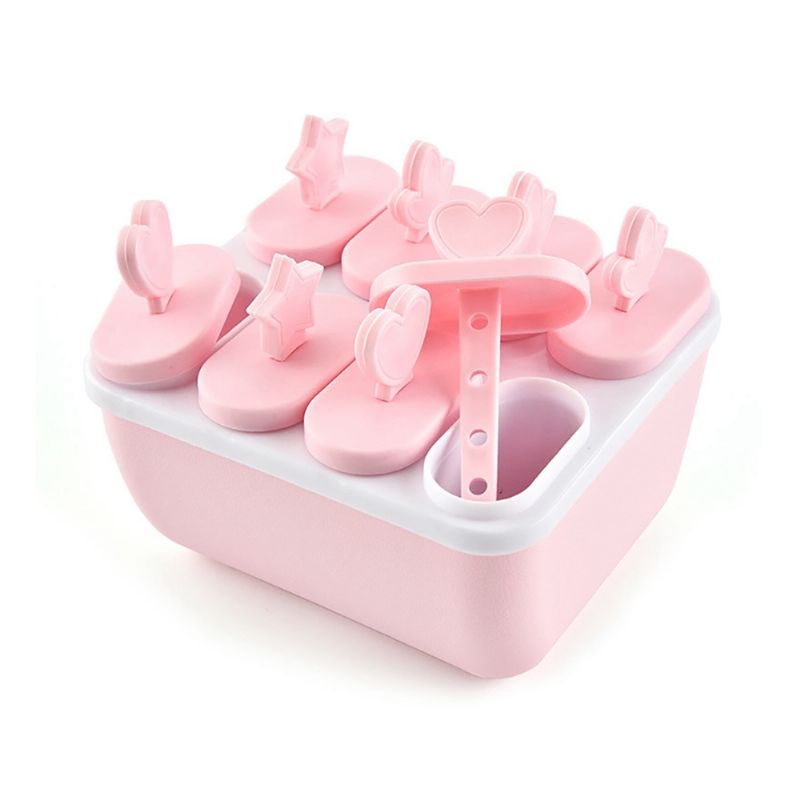 Diy Ice Cream Popsicles Set 6pcs 8pcs Homemade Ice Set Diy Safe Ice Aparat Hollow Design