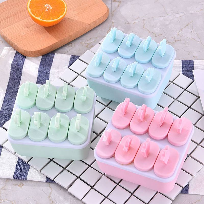 Diy Ice Cream Popsicles Set 6pcs 8pcs Homemade Ice Set Diy Safe Ice Aparat Hollow Design