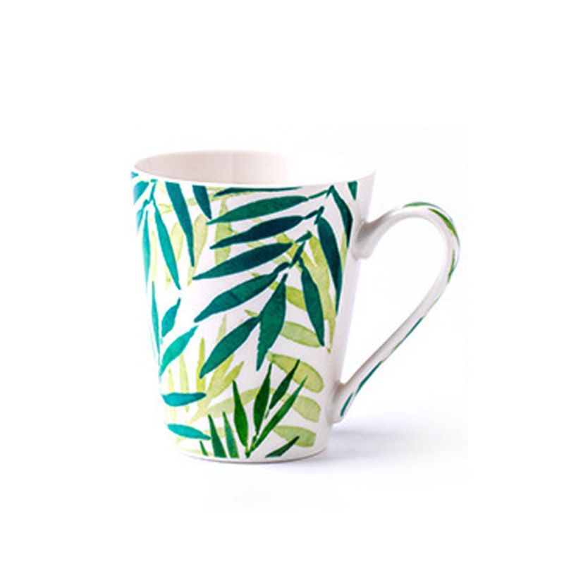 Keramička Šalica Jednostavnog Dizajna Za Vodu S Ručkom Za Kavu Mlijeko Čaj Za Dom Darovi Za Parove