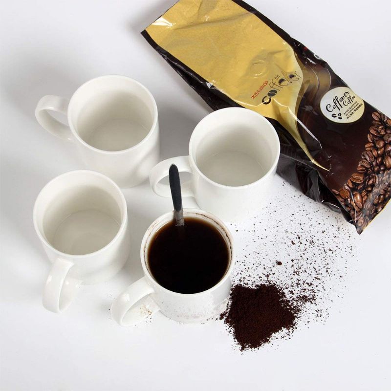 Klasične Šalice Za Kavu Od 12 Oz Savršene Keramičke Za Čaj Bijeli Set Od 4 Komada
