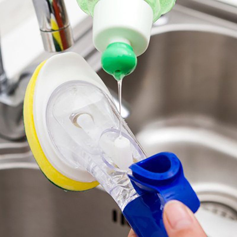 Kuhinjska Četka Za Čišćenje S Automatskim Raspršivanjem Tekućina Za Pranje Posuđa Višenamjenska S Dugom Ručkom