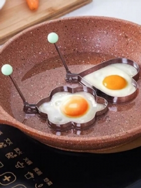 Kuhinjski Kalup Od Nehrđajućeg Čelika Lijepog Oblika Za Pečena Jaja Za Palačinke