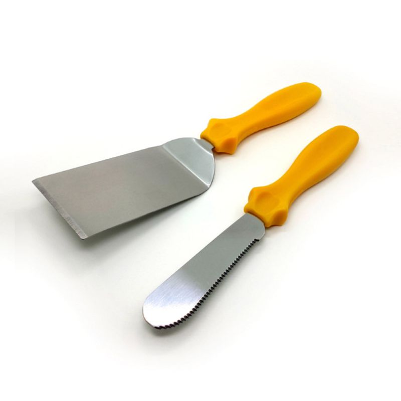 Lopata Od Nehrđajućeg Čelika Nož Za Rezanje Maslaca I Sira Dodaci Za Kuhanje Za Hranu Za Pizze Pp Ručke Set Od 3