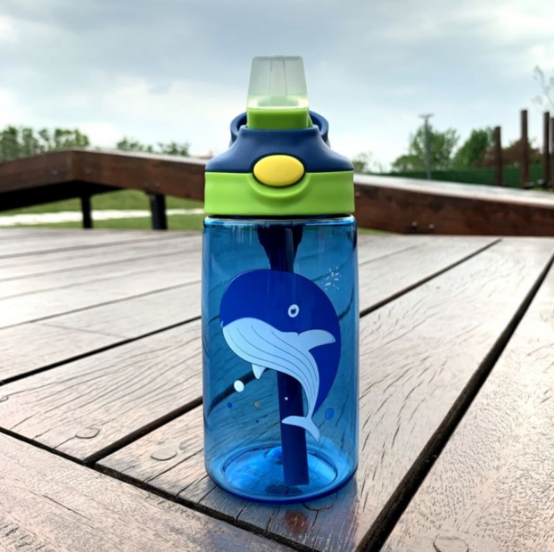 Prijenosna Plastična Vanjska Boca Vode Dječja Za Piće Školska Botella De Agua Jednorog S Ispisom Crtanih Filmova Za Djecu Promocija Poklona