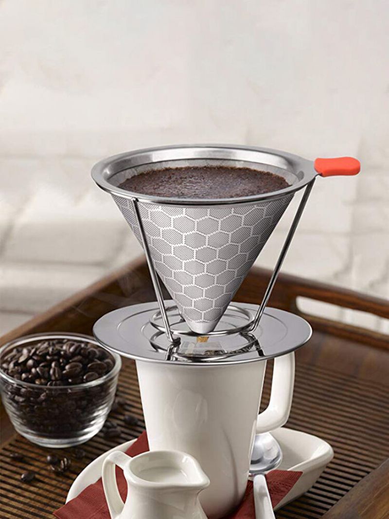Saćasti Filter Za Kavu Od Nehrđajućeg Čelika Kava Za S Uklonjivim Držačem Za Šalicu