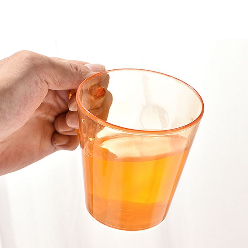 Šalice Za Sok S Ručkom U Obliku Slova C Prozirne Izvrsne Staklene Plastične Čaše Za Kavu Sok Alkoholna Pića