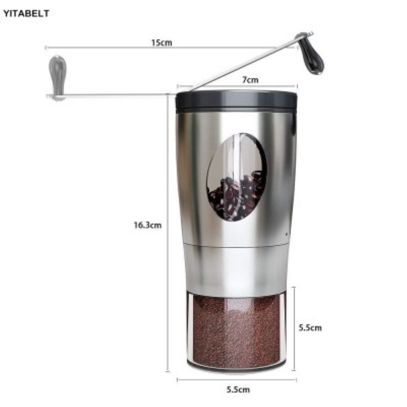 Sklopivi Mlinac Za Kavu Kuhinjski Alat Od Nehrđajućeg Čelika Ručni Mlin Za U Zrnu